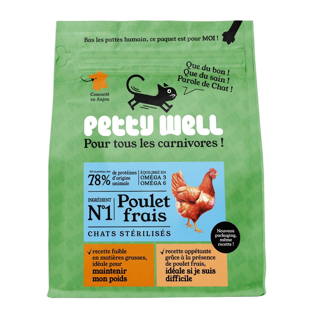 Chicken Cat Kibble 1KG
