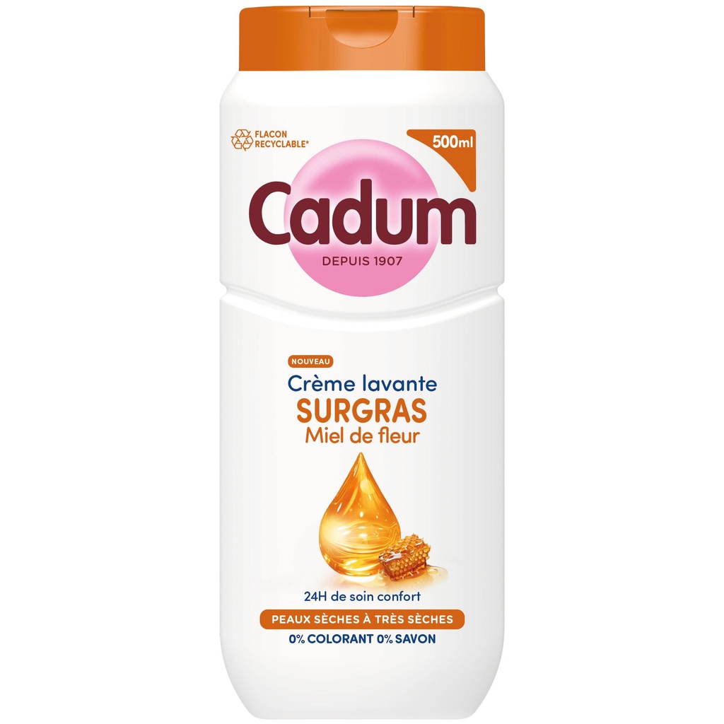 CADUM DOUCHE MIEL 500ML