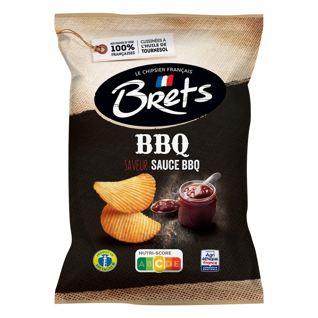 CHIPS BARBECUE 125G BRETS