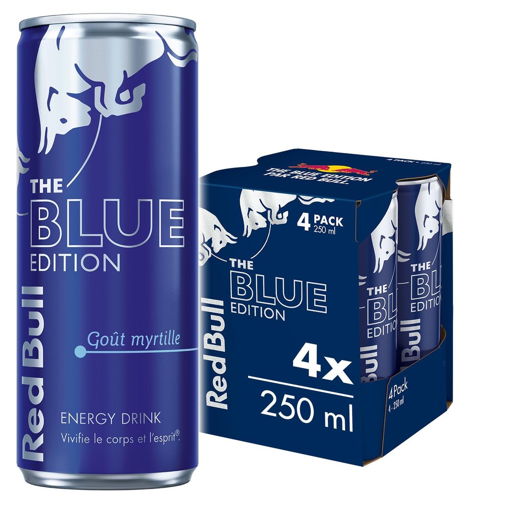4x25cl Red Bull Blue Edition Pack