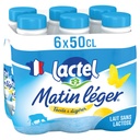 Lactel Matin Léger Lactose-Free Milk 1.2% UHT Bottle 6x50cl
