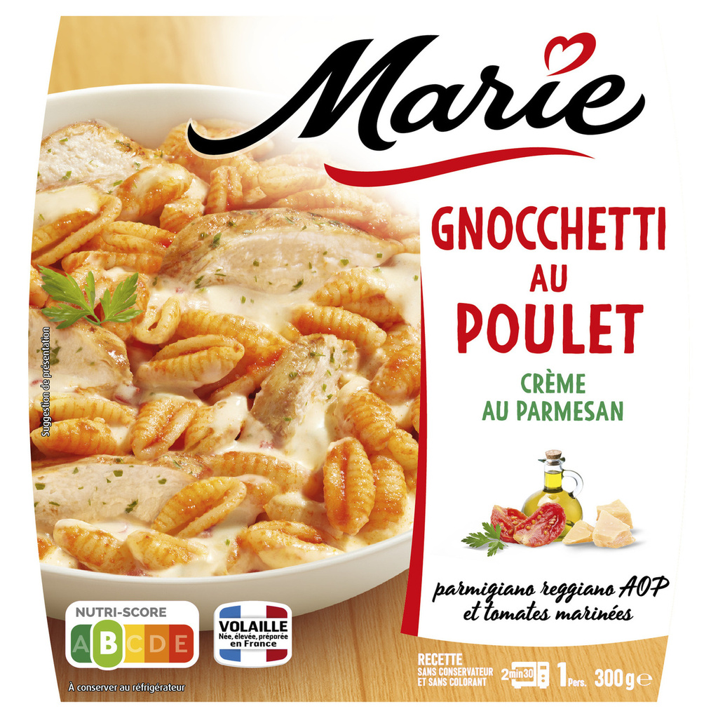 Gnocchetti with Chicken, Parmesan Cream 300g MARIE