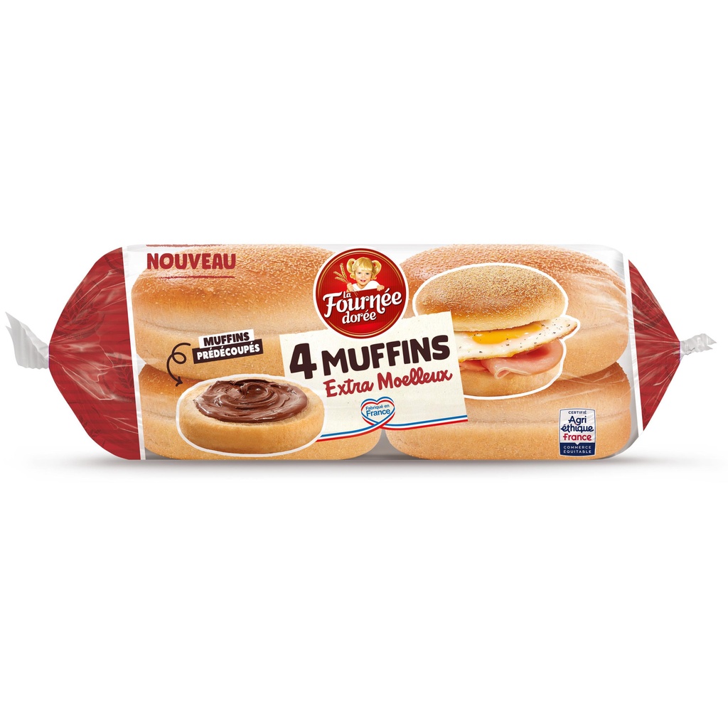 MUFFINS EXTRA MOELL.X4 LF