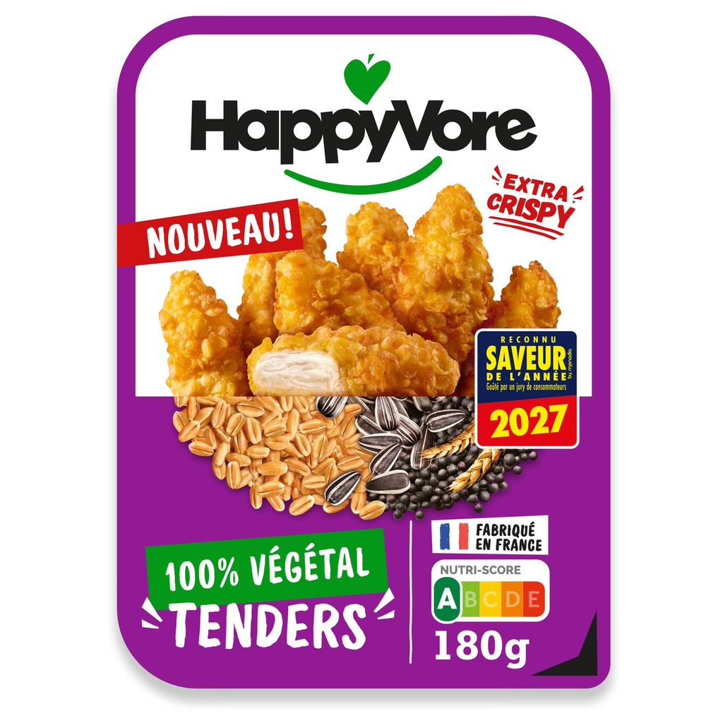 TENDERS VEGE 180G HAPPYVO
