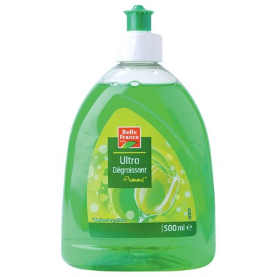 500ML Belle France Liquide Vaisselle Ultra Degraissant pomme