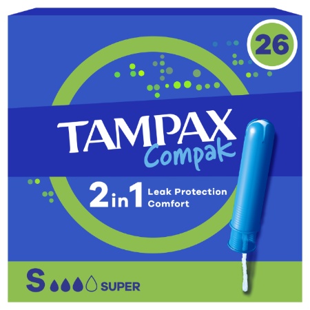 TAMPON COMPACK SUPER X26