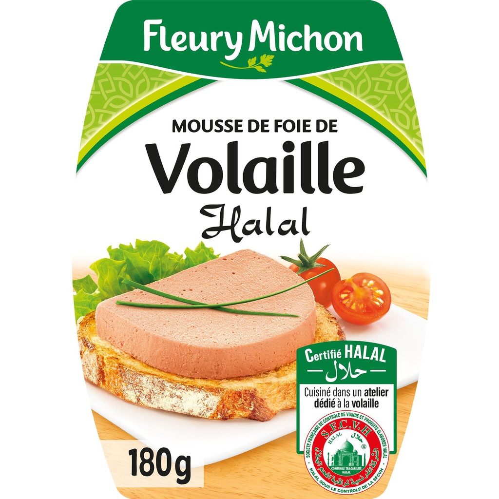 MOUSSE FOIE VOL.HALAL180G