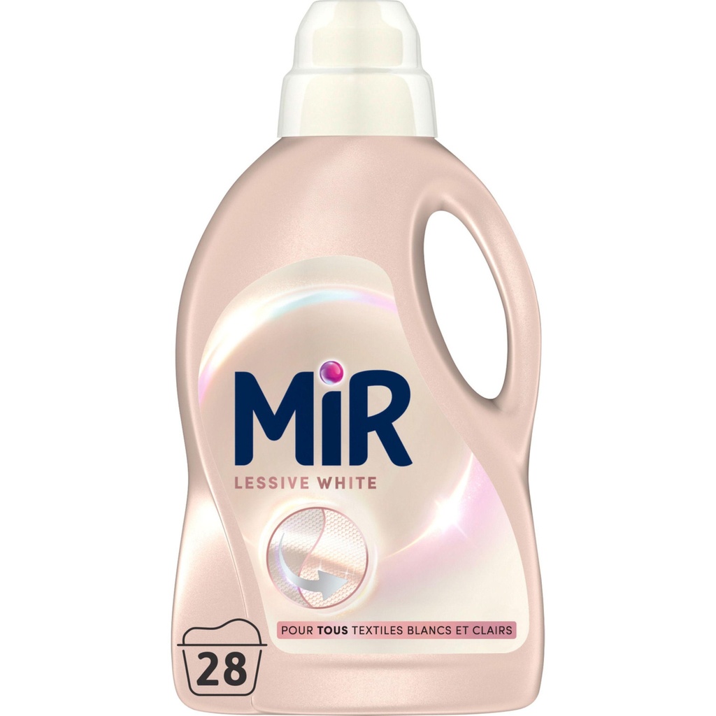 LESSIVE MIR WHITE 1L4/28L