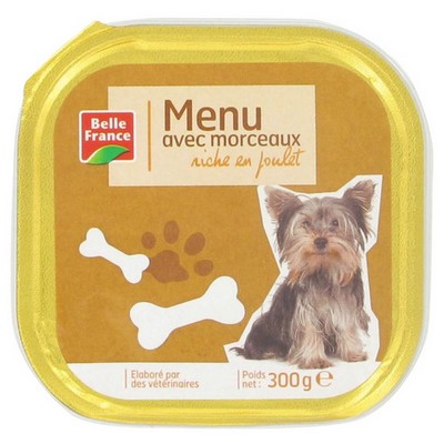 Chicken-Rich Dog Meal BF Tray 300g