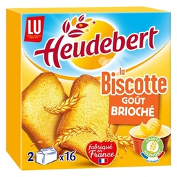 [001388] Heudebert Biscotte Goût Brioché 32T 290g