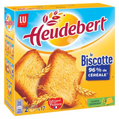 [013425] Heudebert Natural 34 Slices 300g