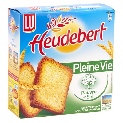 [000240] Heudebert Biscotte Pleine Vie Sans Sel 300g