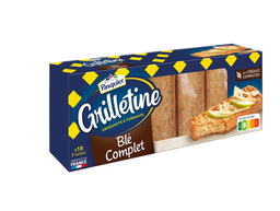 [003822] Grilletine au blé complet x18 tranc