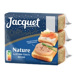 [001685] MINI TOAST NATURE 255G JACQUET