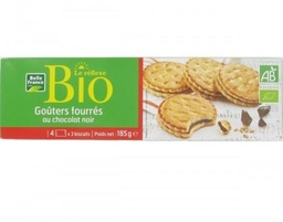 [029983] GOUTER ROND FOURRE CHOCOLAT NOIR BIO BF ETUI 185 G