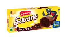 [028548] SAVANE POCKET CAKE TOUT CHOCOLAT X7 210G BROSSARD