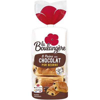 [034587] 8 Pains au chocolat pur beurre 400g