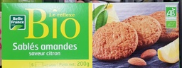 [033027] SABLE AUX AMANDES SAV CITRON X 12 BIO BF ETUI 200G
