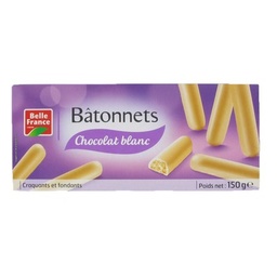 [119206] WHITE CHOCOLATE BARS 150 BF