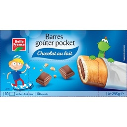 [036921] POCKET MILK CHOCOLATE SNACK BAR X 10 BF 295G BOX