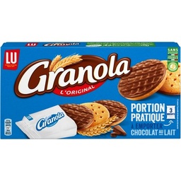 [006320] MILK CHOCO GRANOLA POCKET 225G LU