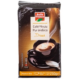 [062042] CAFE MOULU PUR ARABICA DOUX BF SACHET 250 G