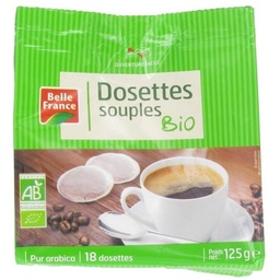 [060301] DOSETTE PUR ARABICA X 18 BIO BF SACHET 125 G