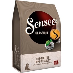 [058727] SENSEO  CLASSIQUE CAFE EN DOSETTES X 40 - 277 GR