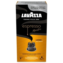 [064808] x10 COFFEE CAPS LUNGO LAVAZZA