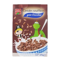 [083741] CEREALE SOUFFLEE AU CHOCOLAT BF ETUI 375 G