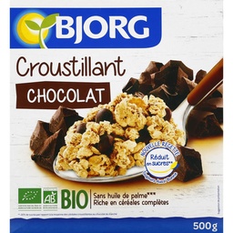 [082024] BJOR Cereales croustillant chocolat 500g bio