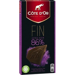 [106203] BAR OF DARK CHOCO.( 86% COCOA ) 100G C.D'OR