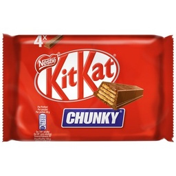 [118000] KITKAT Chunky Barre au chocolat au Lait 40g lot de 4