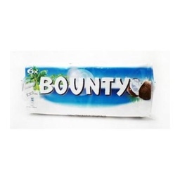 [118745] Bounty chocolat au lait fourré de noix de coco - x6 - 171g