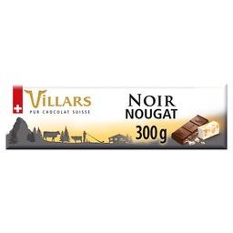 [836940] VILLARS DARK CHOCOLATE WITH NOUGAT 300G