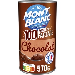 [146100] MONT BLANC Crème dessert Boîte Chocolat 570g
