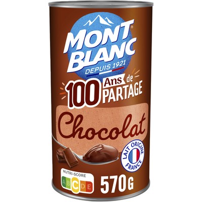 [146100] MONT BLANC Crème dessert Boîte Chocolat 570g