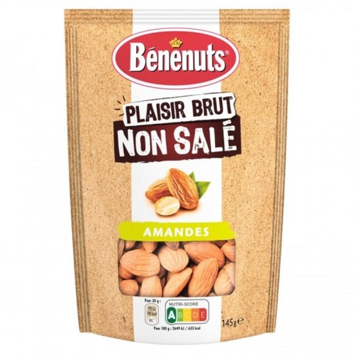 [046789] Bénénuts Plaisir brut Amandes 145 g
