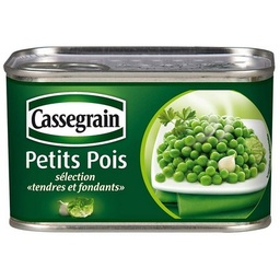 [407304] 1X2 CANNED SPRING PEAS CASSEGRAIN