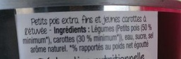 [472043] 2x265g POIS EXTRA FINS CAROTTES D'AUCY