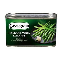 [414003] Haricots verts extra-fins Cassegrain 220g