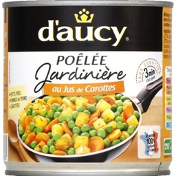 [480400] 1X2 FRYING PAN FULL OF POTAOES, PEAS&CARROTS, DAUCY