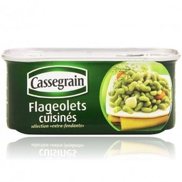 [479188] 1X4 CANNED GARNISHED X.F. LIMA BEANS CASSEG