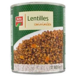 [483149] LENTILLE CUISINEE BF BOITE 4/4 800 G