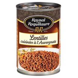 [482505] RAYNAL ET ROQUELAURE Lentilles Cuisinées Auvergnates 410g