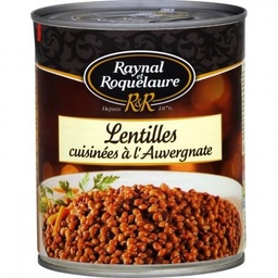[536680] RAYNAL ET ROQUELAURE Lentilles Cuisinées Auvergnates 820g