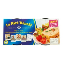 [795963] LOT PATE HENAFF 2 X 154 GRAMMES VPF
