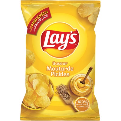 [553107] LAYS CHIPS MOUTARDE PICKLES 135G