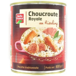 [532705] CHOUCROUTE ROYALE AU RIESLING BF BOITE 4/4 800 G