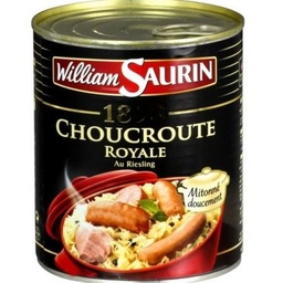 [532804] WILLIAM SAURIN - CHOUCROUTE ROYALE 1898 - 800g